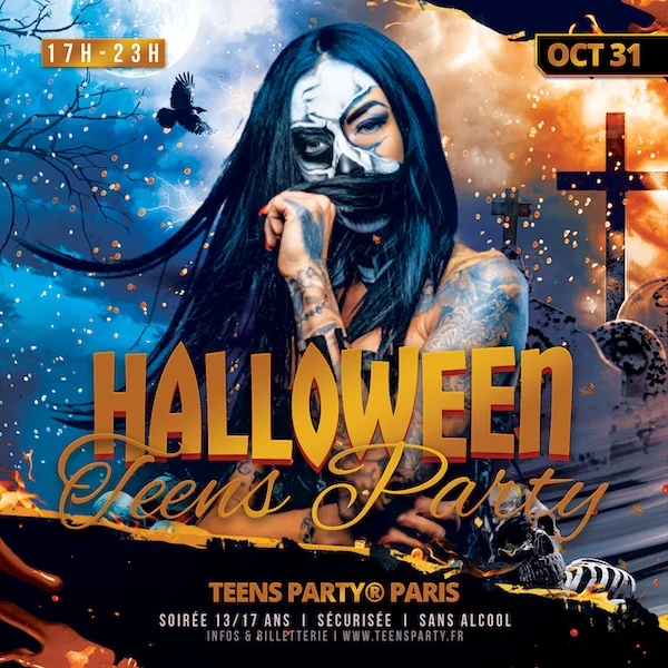 Halloween Teens Party Paris 2025